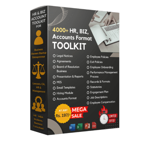 4000+ HR, BIZ, ACCOUNTS FORMAT TOOLKIT